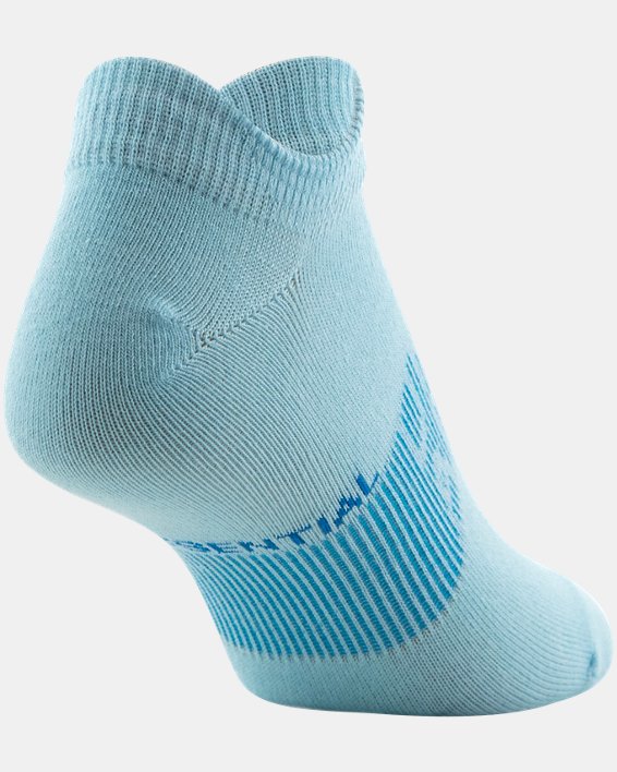 Women's UA Essential No Show – 6-Pack Socks, Blue, pdpMainDesktop image number 12